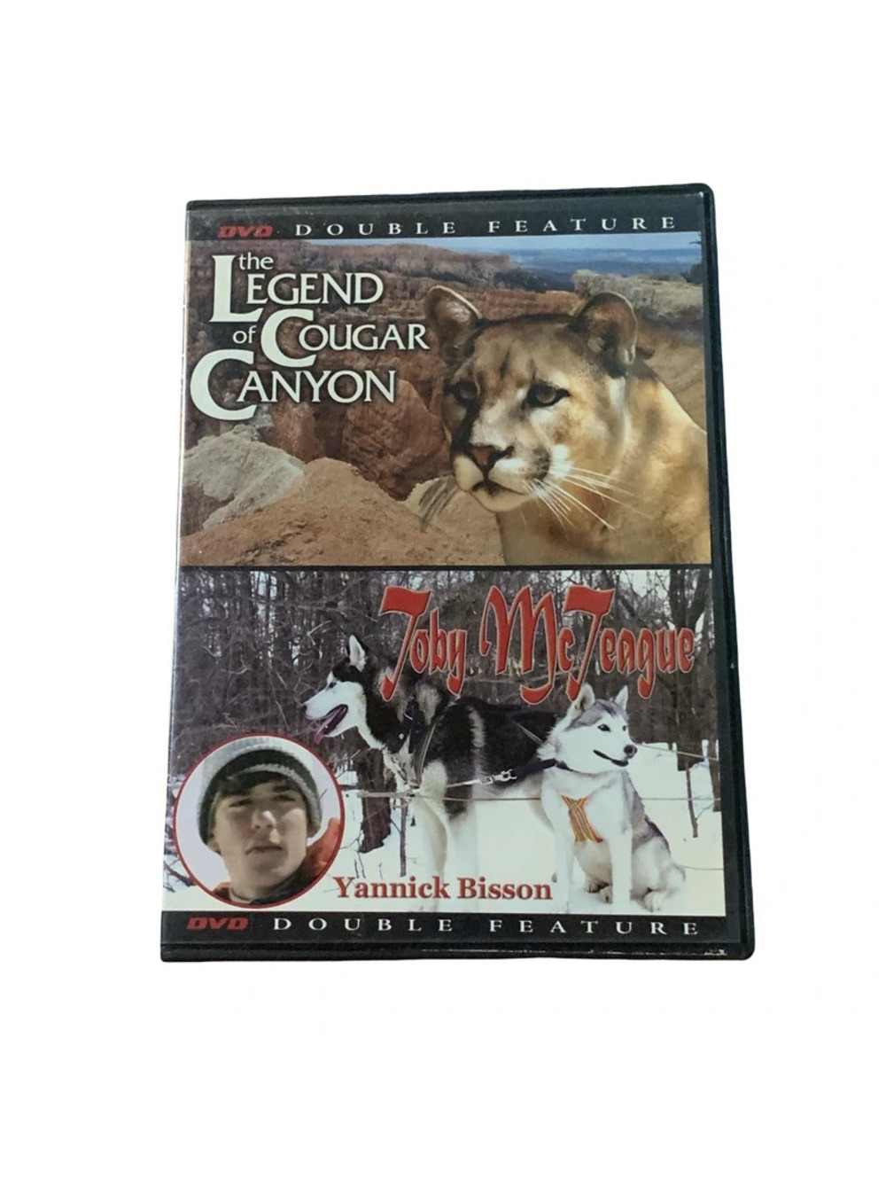 DVD Double Feature The Legend of Cougar Canyon & Toby McTeague 2 Movies